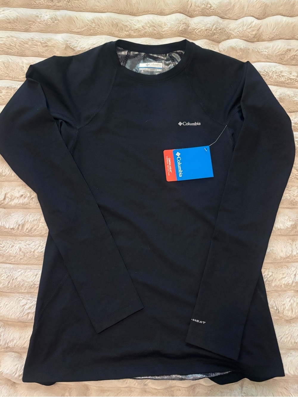 NWT Columbia XL6172 Omni-Heat Reflective Base Layer Shirt Women’s Medium Black